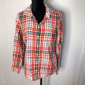 J.Crew Faded Plaid Flannel